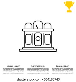 Jury line icon