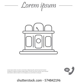 Jury line icon