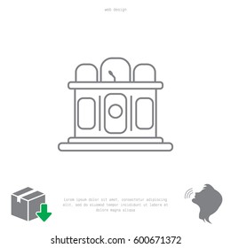 Jury line icon. vector illustration
