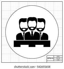 Jury of Three Men Icon
