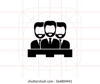 Jury of Three Men Icon