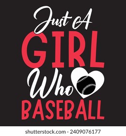 Just 1 girl who love baseball, Designs Bundle, Streetwear T-shirt Designs Artwork Set, Graffiti Vector Collection for Apparel and Clothing Print