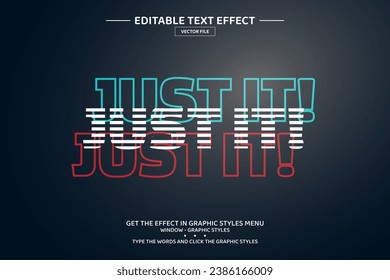 Sólo la plantilla de efecto de texto editable 3D