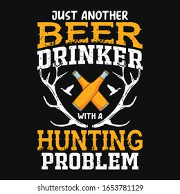 Just Another Beer Drinker Hunting Problem Stock Vector (Royalty Free ...