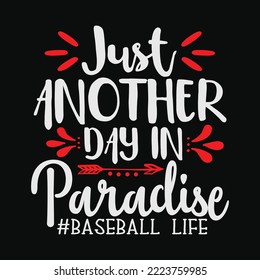 Just Another Day in Paradise Svg craft cricut cut files