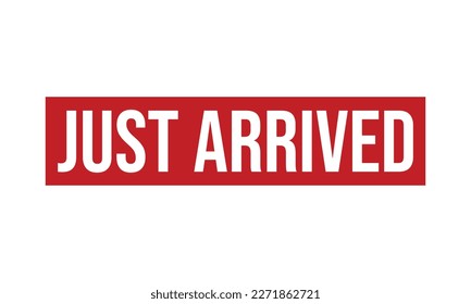 Just Arrived Rubber Stamp Seal Vector