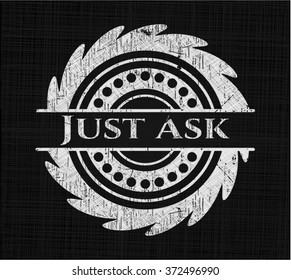 Just Ask on blackboard