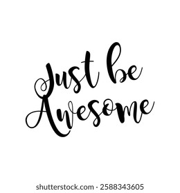 just be awesome text on white background.