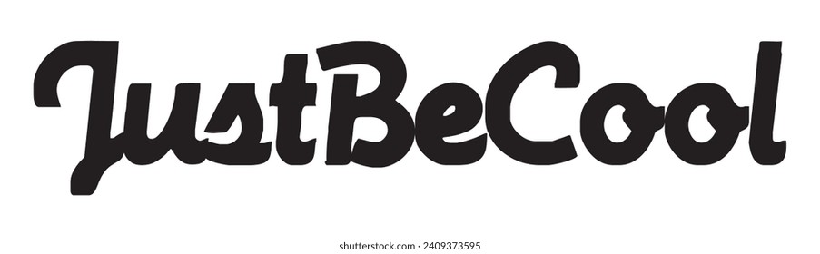 just be cool text on white background.