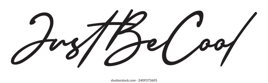just be cool text on white background.