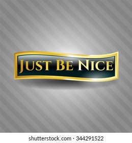 Solo sé buen emblema de oro o placa