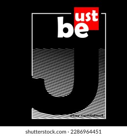 just be quote text,logo typography vector design