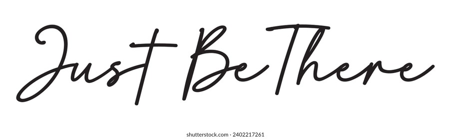 just be there text on white background.