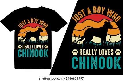 Just A Boy Who Really Loves Dog  Breeds t shirt design