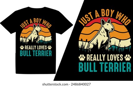 Just A Boy Who Really Loves Dog  Breeds t shirt design