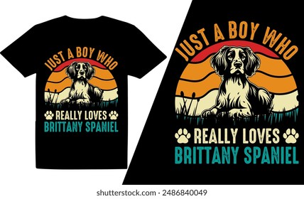 Just A Boy Who Really Loves Dog  Breeds t shirt design