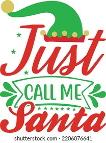 just call me santa vector file