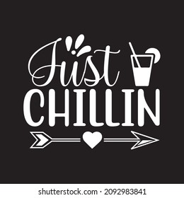 sólo archivo vector de diseño Chillin svg