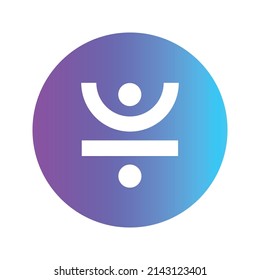 EINFACH Symbol für Kryptowährung. Symbol für JST-Token. Kryptowährungs-Vektorsymbol. Flache Vektorgrafik - Vektorgrafik