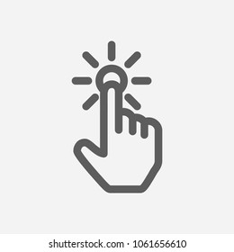 Just do it icon line symbol. Isolated vector illustration of  icon sign concept for your web site mobile app logo UI design.