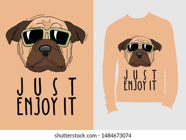 Just do it. typography t-shirt design vector