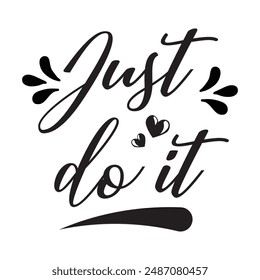 Just do it later. Hand drawn typography poster. Inspirational vector typography. Vector Illustration.