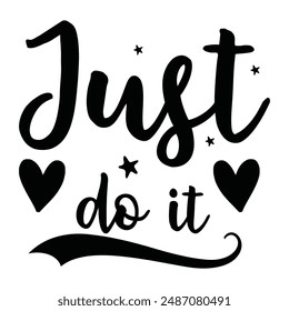 Just do it later. Hand drawn typography poster. Inspirational vector typography. Vector Illustration.