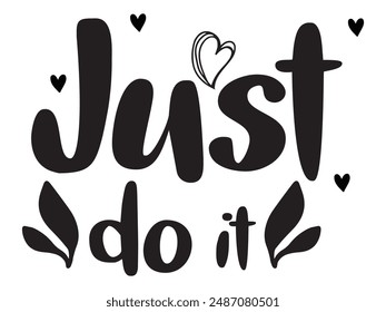 Just do it later. Hand drawn typography poster. Inspirational vector typography. Vector Illustration.