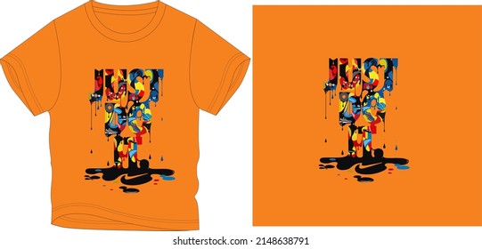 just do it t shirt vector illustration 