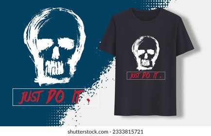 Tun Sie es Typografie T-Shirt Design