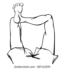 just feet