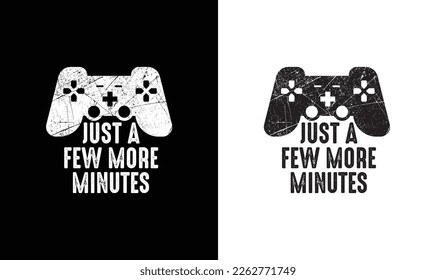 Gaming Quote T-Shirt-Design, Typografie