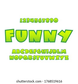 Just for fun font set design. Vector logo