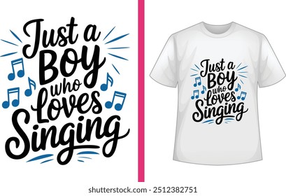 
apenas uma garota que adora cantar design de camiseta.