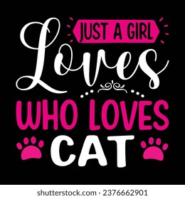 just a girl who loves cat