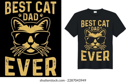just a girl who loves cats Quote Style Art T-shirt Design. Lettering, Cat T-shirt, Poster, Banner, Sticker, Mug, Vector Template Illustration, Quote Design. For Man, Woman and Child.
