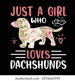 just a girl who loves dachshunds
