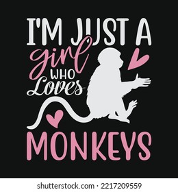 Just A Girl Who Loves Funny T-shirt Design