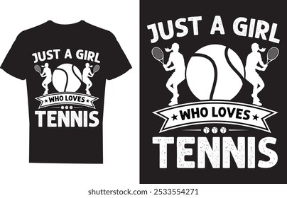
Apenas uma garota que ama tênis T shirt Design