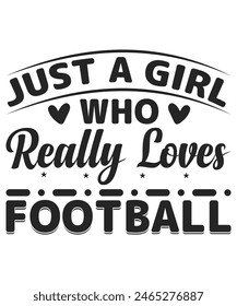 Just a girl who really loves football