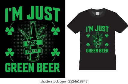 Vector de diseño de camiseta, Vector de diseño de camiseta, 100% irlandés hoy solo diseño de camisetas del día de San Patricio, diseño de camisetas del día de San Patricio, diseño de camisetas del día de San Patricio.