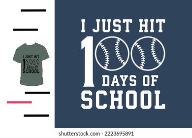  I Just Hit Hundred Days Of School T Shirt 