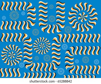 Just Keep Moving!  (motion illusion)