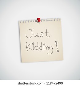 Just Kidding High Res Stock Images Shutterstock