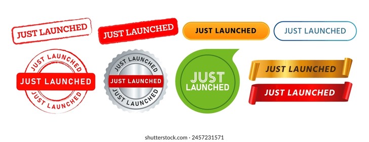 just launched rectangle stamp seal badge and ribbon sign for business marketing sale product