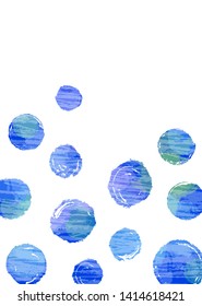 Just like a watercolor polka dot background illustration