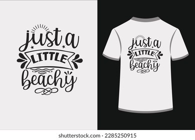 Just a Little Beachy.This is an editable eps vector file.