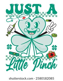 Just a Little pinch St. Patrick's Day T-Shirt design