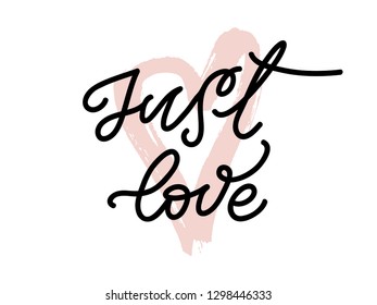 Just love hand drawn vector lettering. 