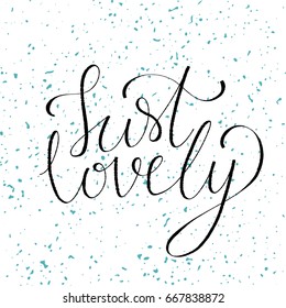 Just lovely hand written font. Abstract seamless pattern. Random, chaotic spots, dots